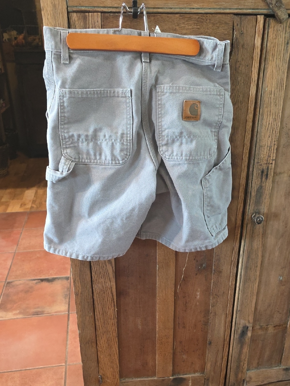 Carhartt Men's Gray Cargo Work Shorts